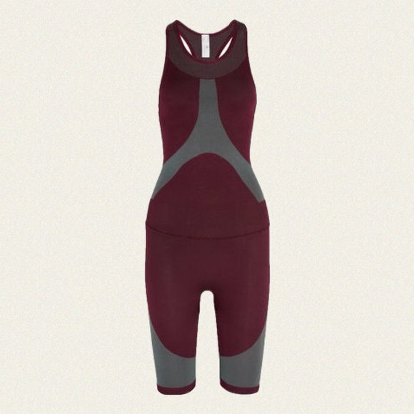 Adidas by Stella McCartney Two-Toned Stretch Jumpsuit - Picture 1 of 9